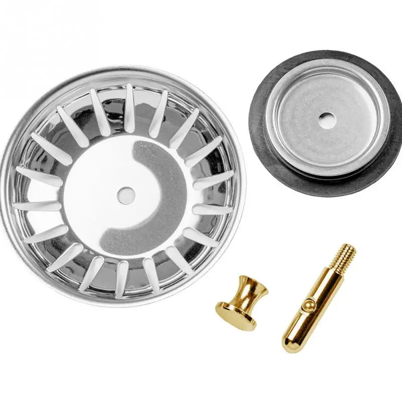 80MM Bathroom Sink Strainer Stainless Steel Water Stopper Sink Water Filter Plug Kitchen Sink Accessories Home Kitchen Tools Oasis Select