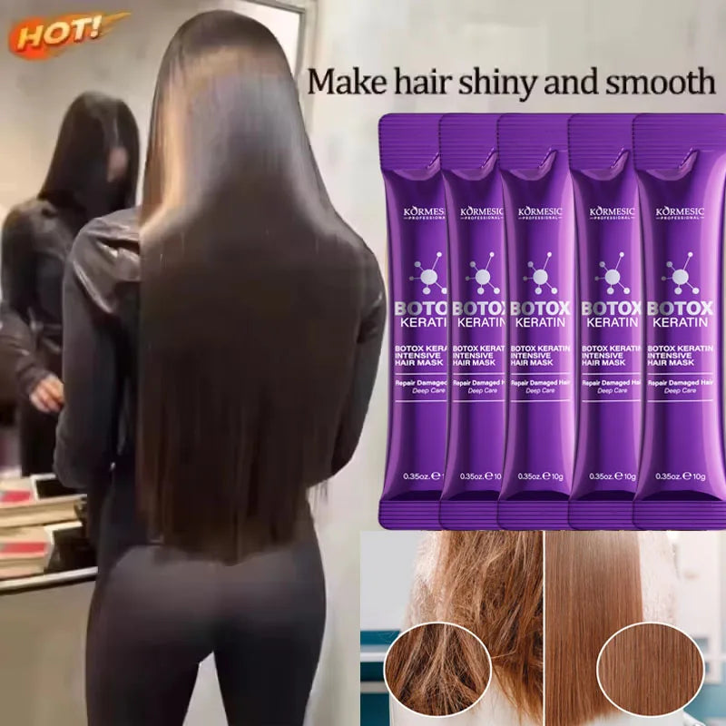 5 Seconds Repair Magical Keratin Hair Mask Damaged Frizzy Hair Soft Smooth Shiny Nutrition Deep Moisturize Hair Care Mask New Oasis Select