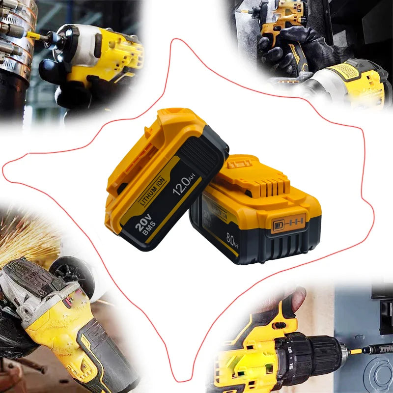 Big promotion 20V lithium ion battery, for dewalt power tool DCB606 DCBGene DCB206 DCB200 MAX 20V batteries// Oasis Select