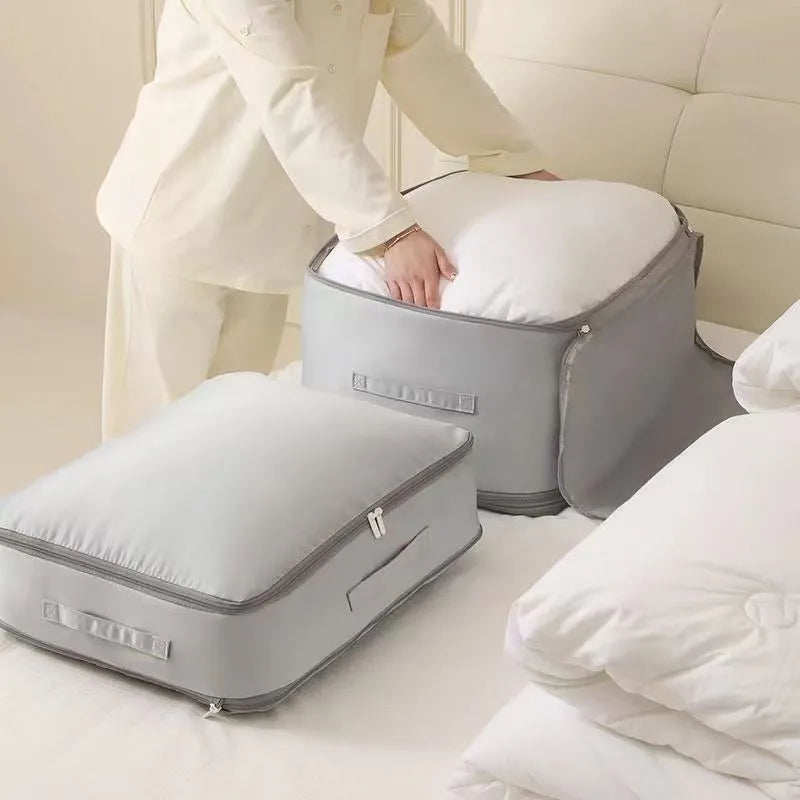 Heavy-Duty Self-Compressing Storage Bag | Clothes & Blankets