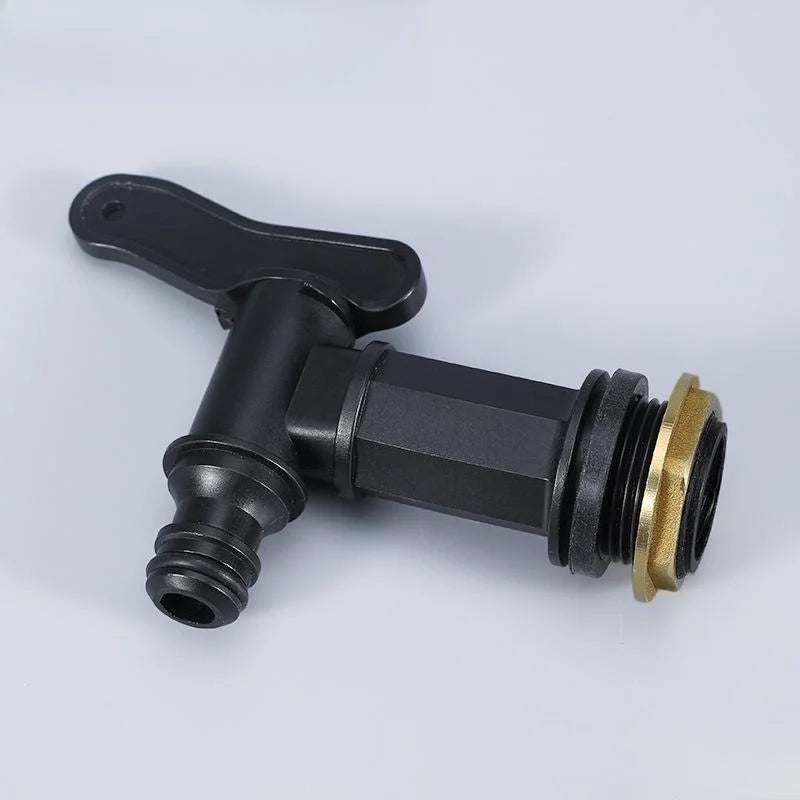 3/4" IBC Tank Tap Adapter Coarse Thread S60 to 5/8" Hose Connector Valves Fittings Garden Water Tanks Faucet Replacement Oasis Select black C