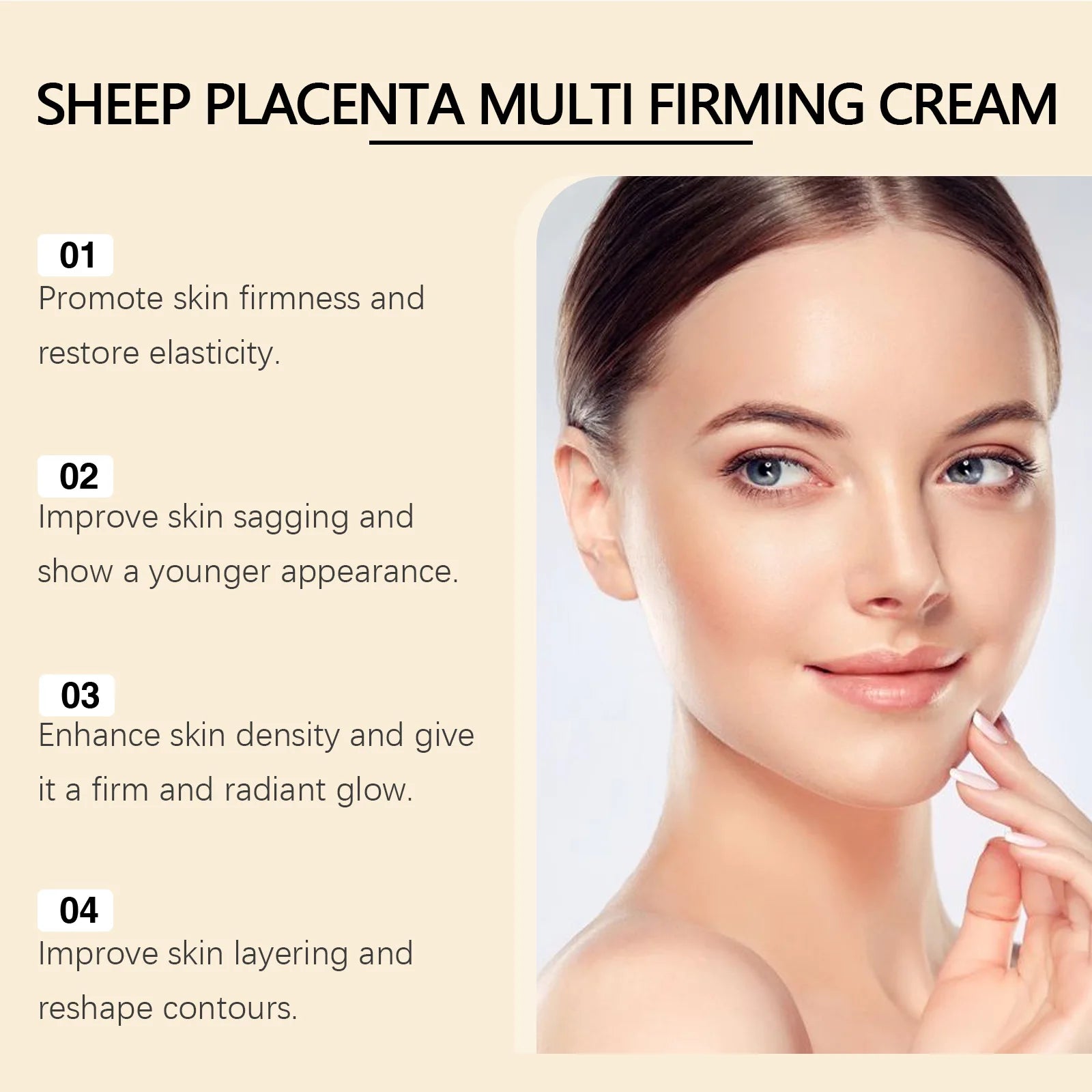 Hoygi Sheep Placenta Firming Cream – Collagen Anti-Aging Firming Body Cream Oasis Select