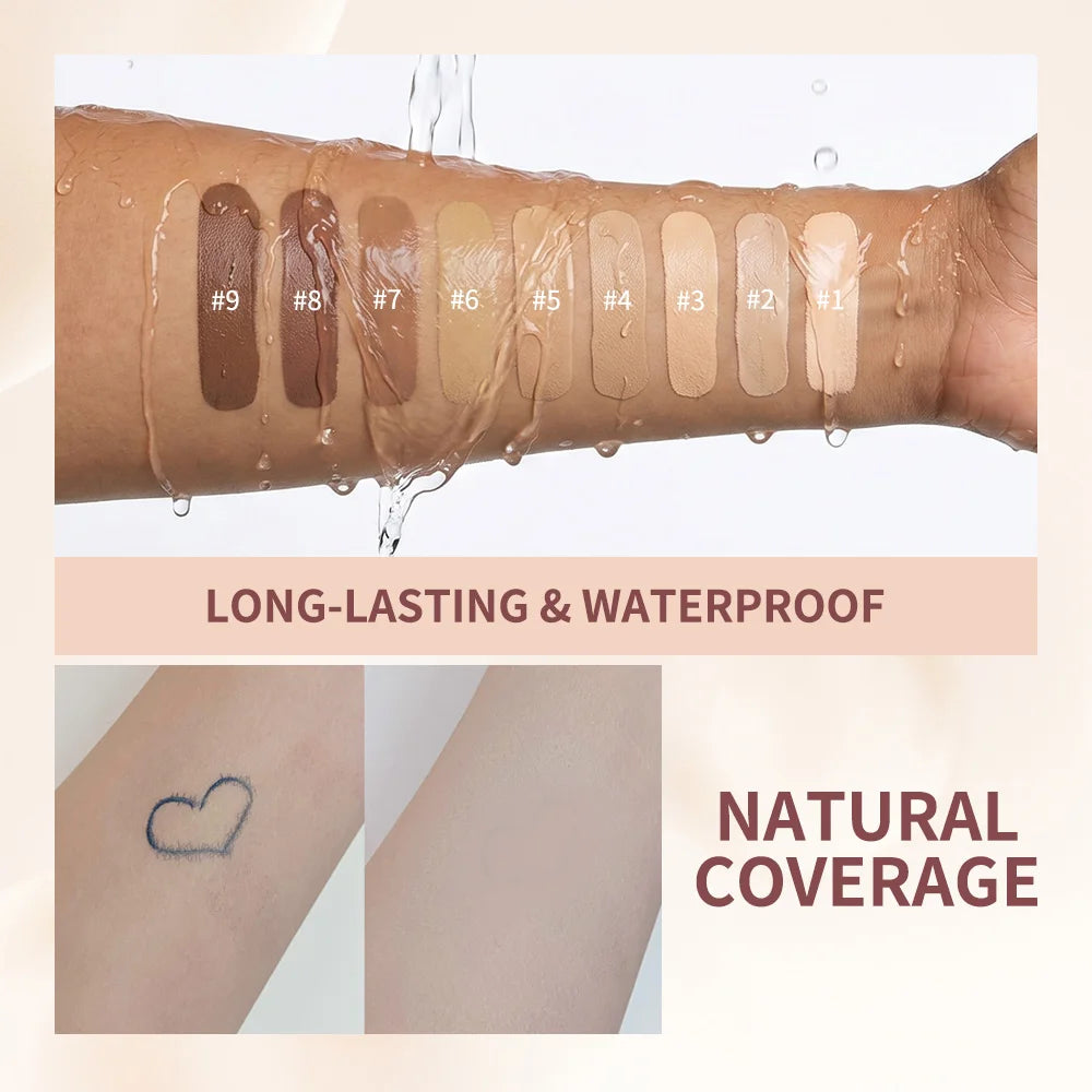 Matte Foundation Natural Coverage Waterproof Long Lasting Smudge Proof Oil Control Moisturizing Nourishing Face Makeup Daily Use Oasis Select