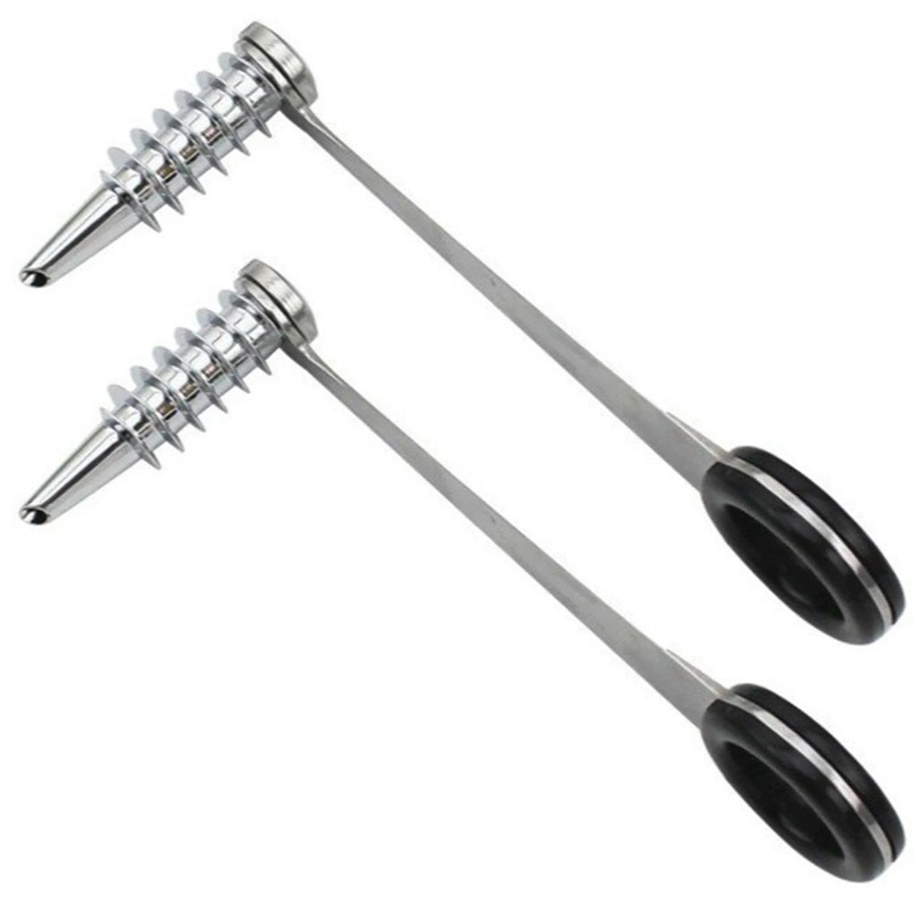 Stainless Steel Spiral Vegetable Cutter | Manual Veggie Slicer
