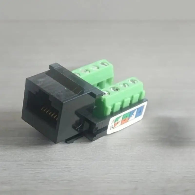 RJ45 CAT6 Shielded Panel Mount Network Socket Module | 1–2 Pack