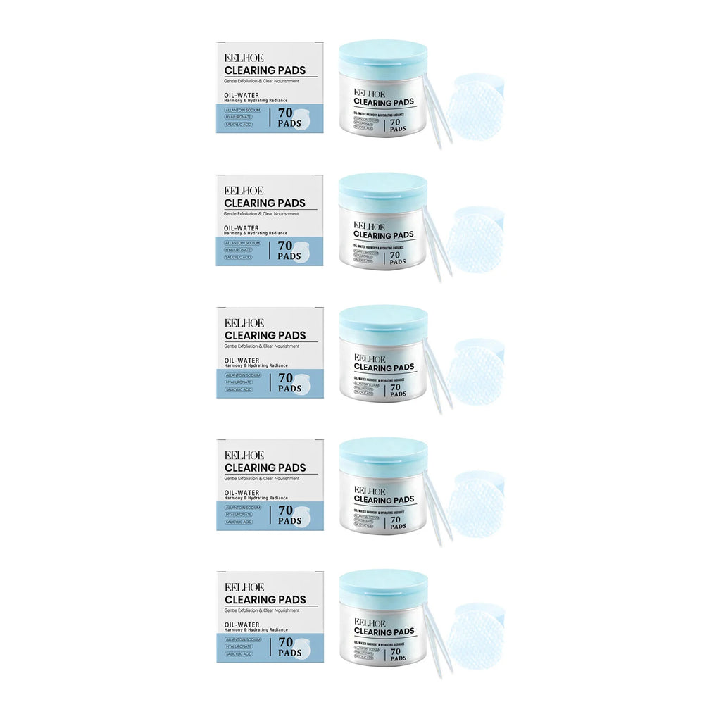 Salicylic Acid Cotton Pads Exfoliating Pore Cleansing Soothing Oil Control Acne Treatment Facial Daily Toner Pads with Tweezers Oasis Select 5 Sets