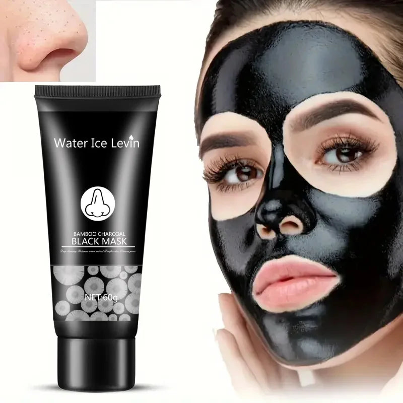 Bamboo Charcoal Peel-Off Black Mask – Blackhead & Pore Cleanser Peel-Off Face Mask Oasis Select