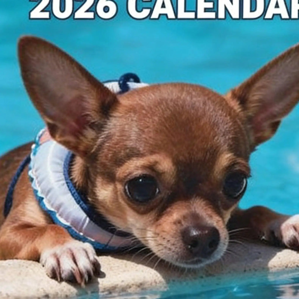 2026 Animal Wall Calendar Dog-Themed January To December Family Planner 2026 Wall Planner for Home Bedroom School Work Apartment Oasis Select