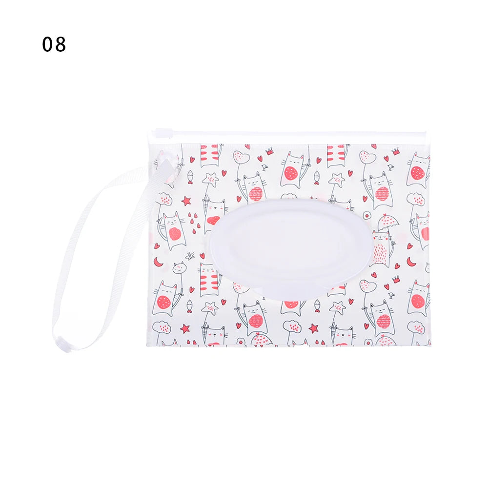 1PC Fashion Reusable EVA Cleaning Wipes Case Wipes Container Baby Wet Wipes Box Wet Wipes Bag Oasis Select 8
