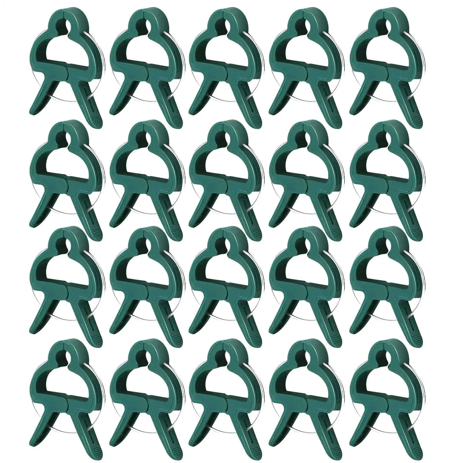 Plant Clips 20Pcs Plant Fixed Clips Reusable Garden Greenhouse Bracket Garden Plants Vine Climbing Clamp Flower Tomato Support Oasis Select