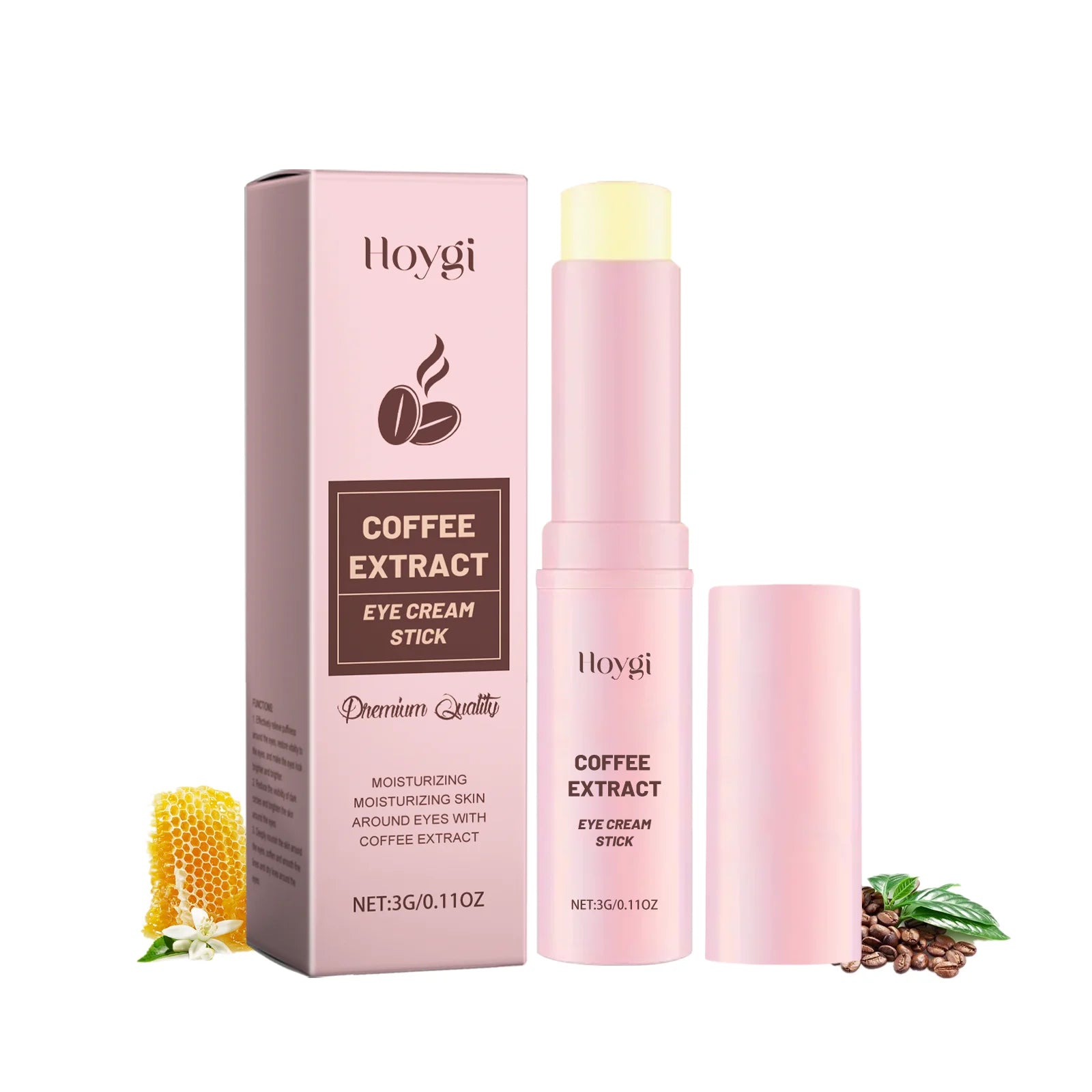 Hoygi Caffeine Eye Cream Stick – Dark Circles & Fine Lines Eye Cream Stick Oasis Select