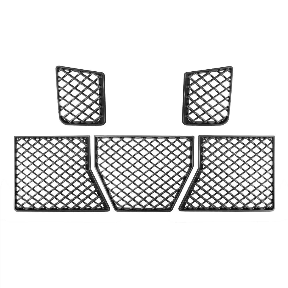 5 Pieces Front Bumper Center Lower Grille Mesh Guard for BMW G87 M2 2023-2025 Mesh Design for Enhanced Cooling and Vehicle Style Oasis Select Matte Black China Mainland