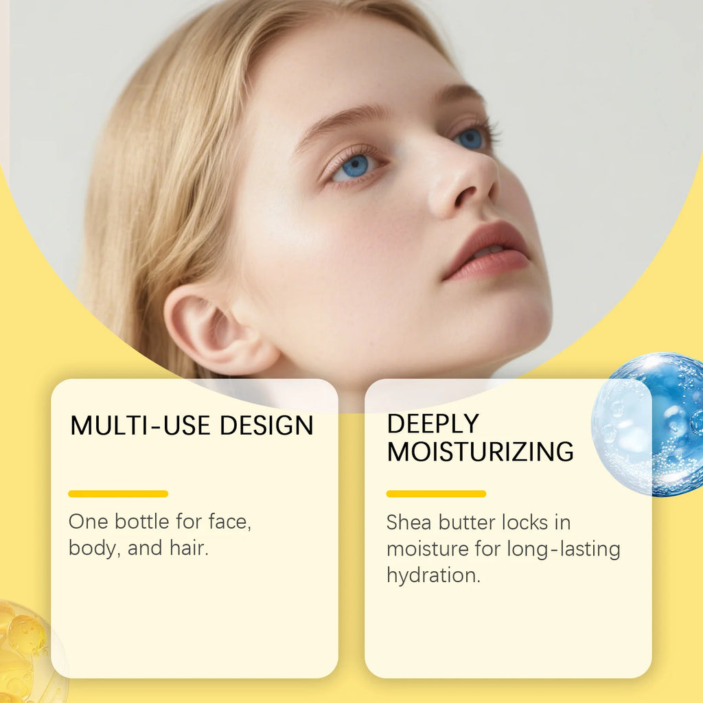 Shea Butter Multi-Purpose Cream – Face, Body & Hair Moisturizer Multi-Purpose Body Cream Oasis Select