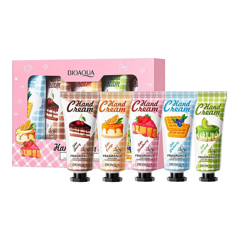 5-Piece Luxury Hand Cream Gift Set – Moisturizing & Fragrant