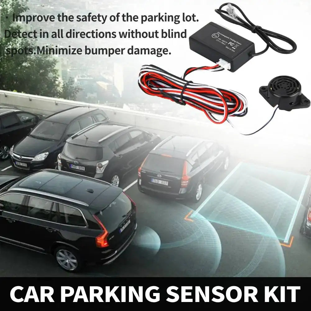No-Drill Electromagnetic Parking Sensor Kit with Buzzer Alarm Parking Sensor Kit Oasis Select france