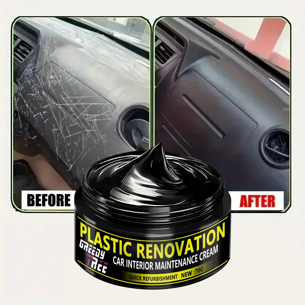 Car Plastic Restorer Polish Paste – Bumper, Tire & Trim Plastic Restorer Paste Oasis Select