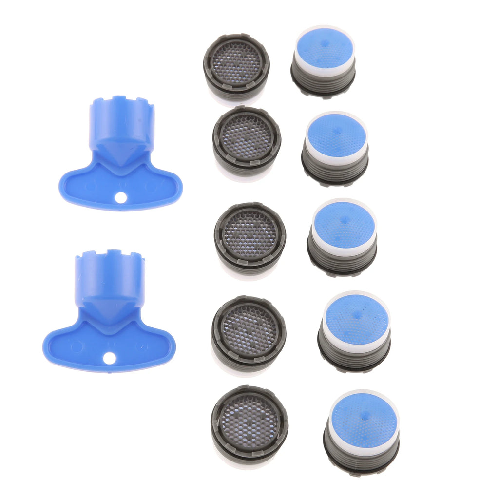 6/10PCS M16 M18 ABS Faucet Aerator With 2Pcs Wrench Water Saving Anti-Splash Tap Bubbler For Bathroom Faucet Accessories Oasis Select 2 sets M16