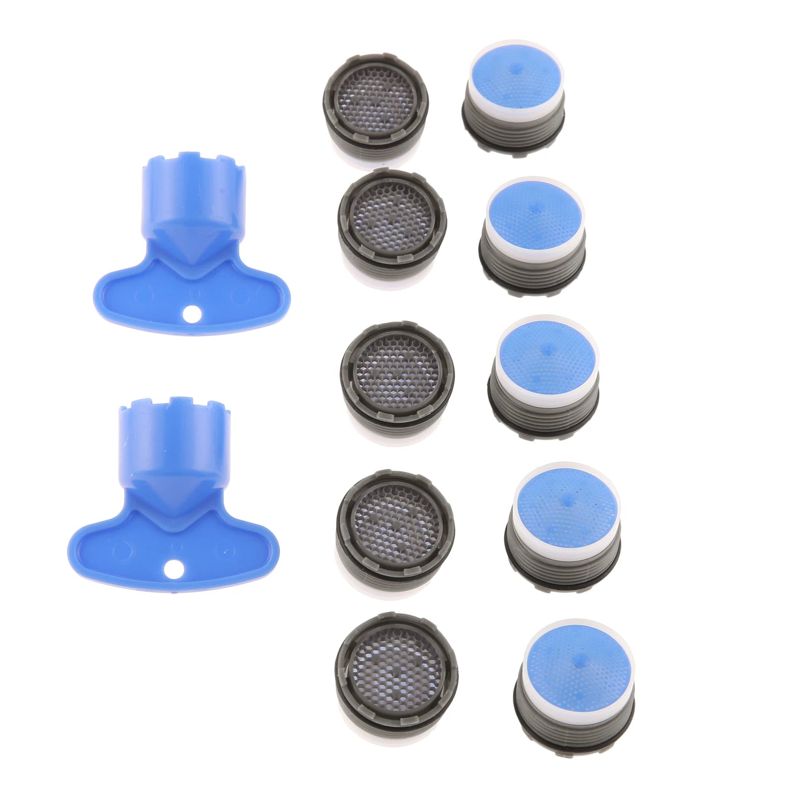 6/10PCS M16 M18 ABS Faucet Aerator With 2Pcs Wrench Water Saving Anti-Splash Tap Bubbler For Bathroom Faucet Accessories Oasis Select 2 sets M16
