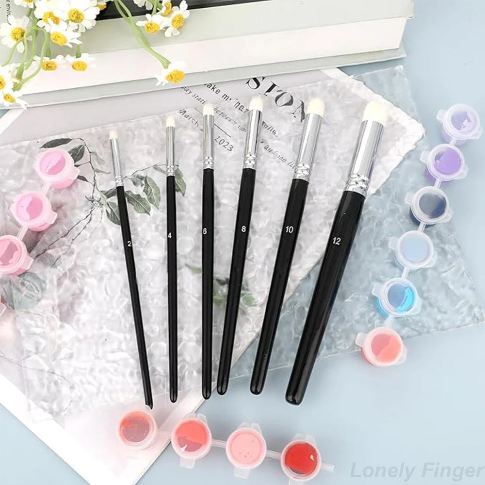 Dry Brush Miniature Painting Drybrush Set - Professional Miniature Paint Brushes for Miniatures, Model & Fantasy Figurines Paint Oasis Select