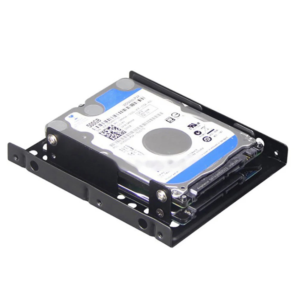 Double Layer SSD Metal Frame 2.5 To 3.5 Internal Mounting Computer SSD Hard Drive Dual Desktop Converter Adapter Bracket Oasis Select