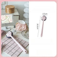 Long Handle Soft Bristle Bath Brush for Students Back Scrubbing Bathing Tool Student Style Shower Brush Back Rubbing Device Oasis Select pink