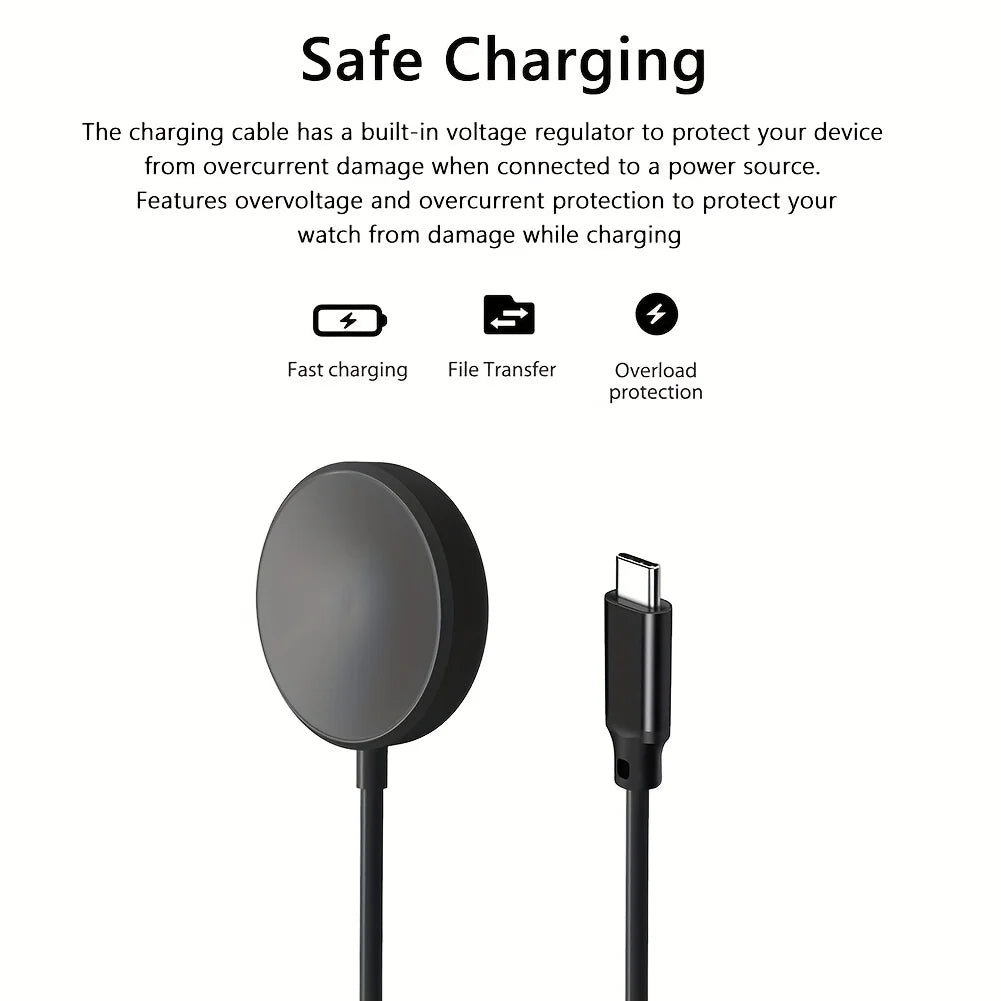 USB-C Samsung Galaxy Watch Charger – Watch 6/5/4/3 Fast Charge Smartwatch Charger Oasis Select