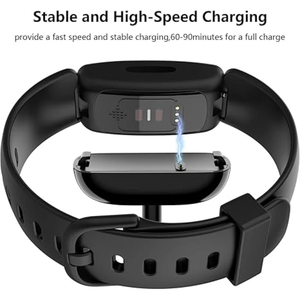 Fitbit Inspire 2 USB Replacement Charger – 3.3ft Fast Charge Smartwatch Charger Cable Oasis Select