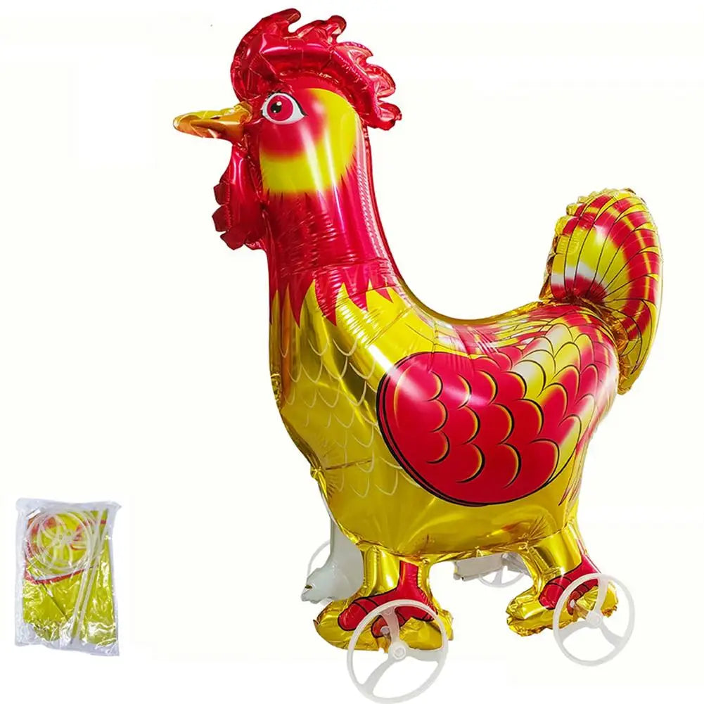 Walking Animal Foil Balloons with Wheels – Kids Party Decor