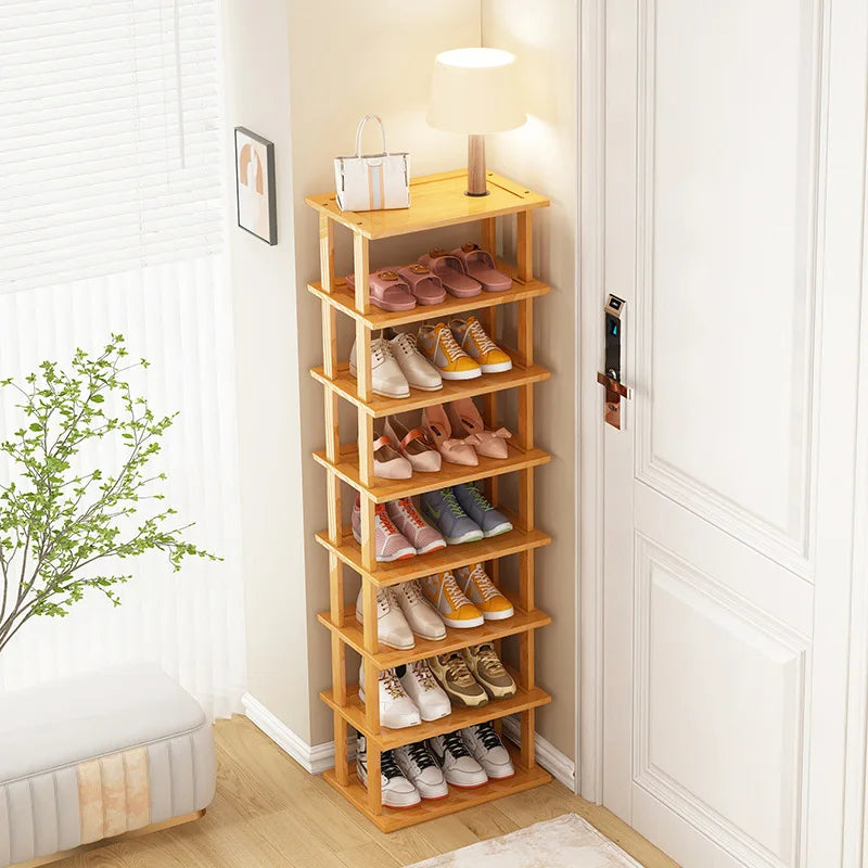 Home economy door multi-layer shoe storage artifact saves space, rental house shoe cabinet, shoe rack Oasis Select