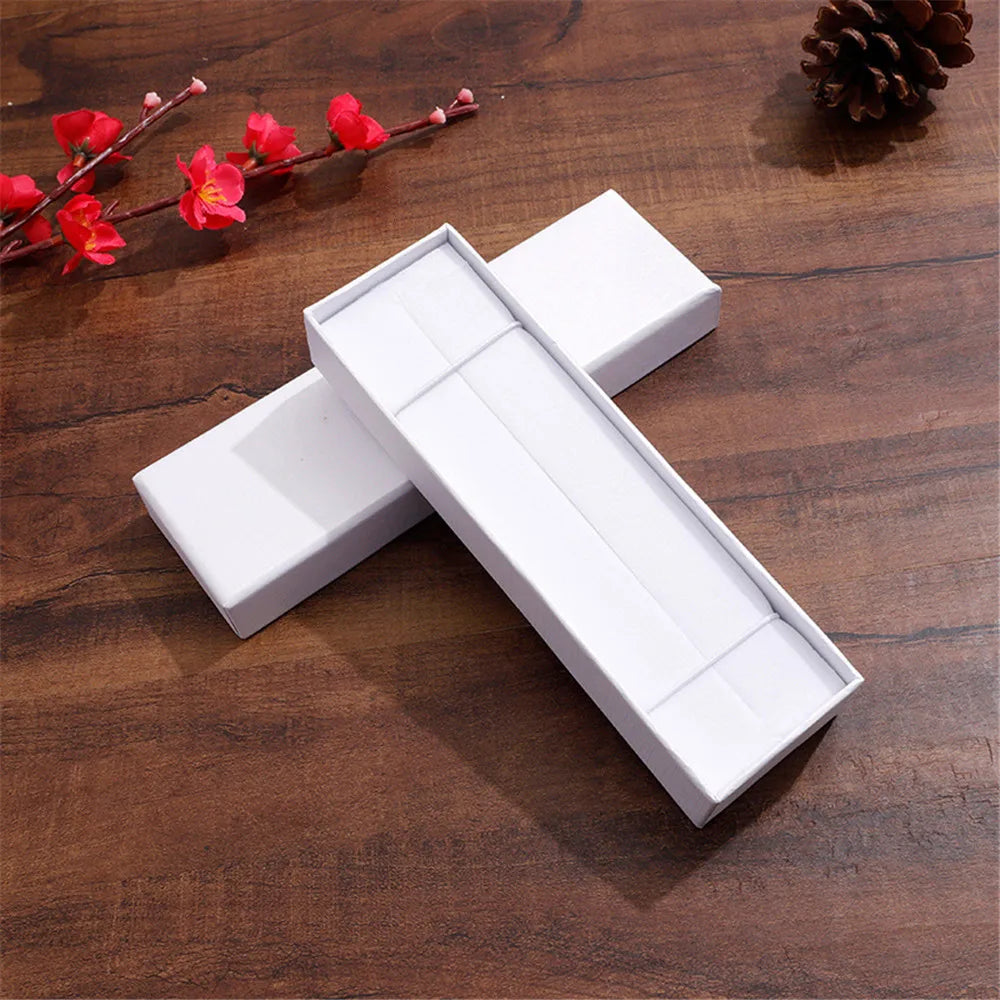 Retro Kraft Paper Gift Box – Jewelry, Bookmark & Pen Packaging