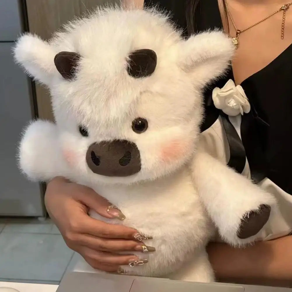 Soft Calf Plush Stuffed Animal Toy – 17.7" Cuddle Pillow Gift Stuffed Plush Toy Oasis Select White