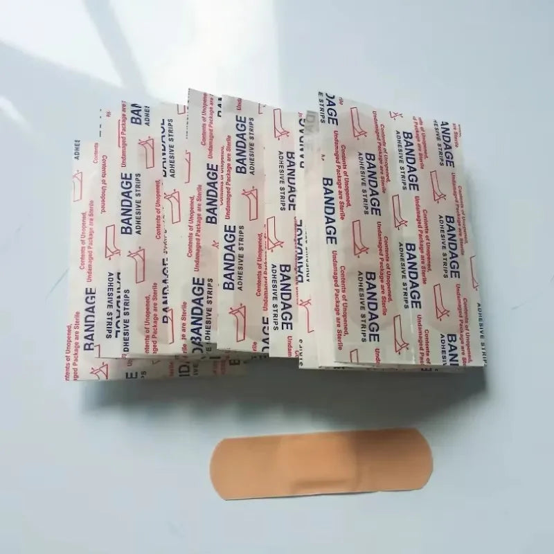 500-50pcs Band-Aids Waterproof Breathable Cushion Adhesive Plaster Wound Hemostasis Sticker Band First Aid Bandage Medical Gauze Oasis Select