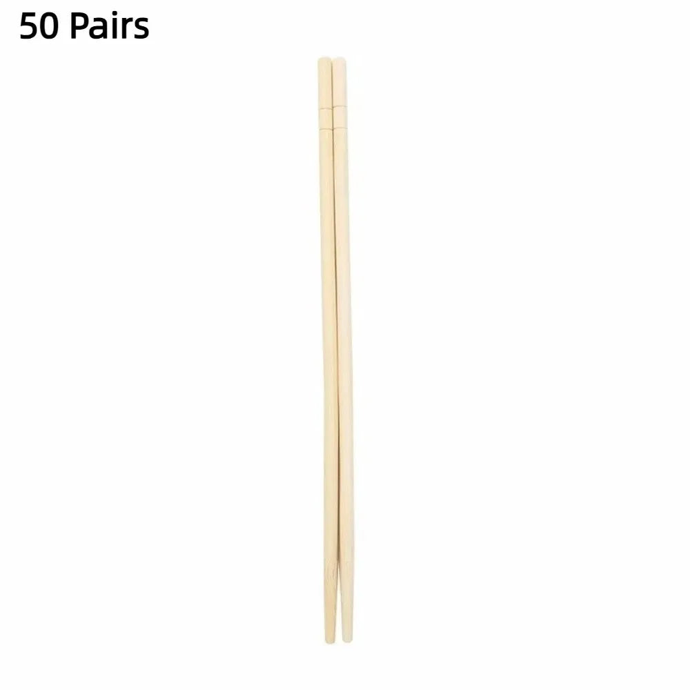 50/100pairs Hygienic Disposable Chopsticks Individual Package Portable Bamboo Chopsticks Single-use Takeout Tableware Fast Food Oasis Select