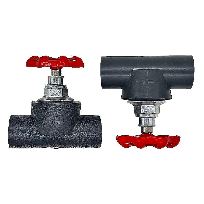 Stainless Steel PE Globe Valve Dn20 To Dn63 Clamp Spring Valve Core Water Pipe Handwheel Gate Switch Hot Melt Pipe Accessories Oasis Select