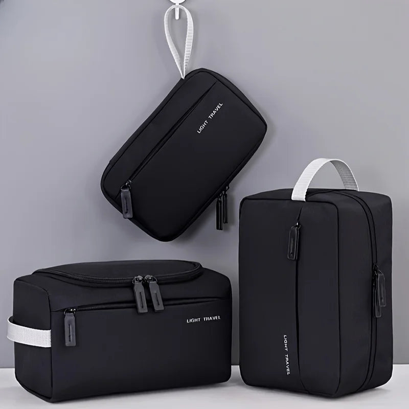 Fashionable Handheld Travel Organizer 3-Piece/Single-Piece Large Capacity Toiletry Bag For Commuting Oasis Select