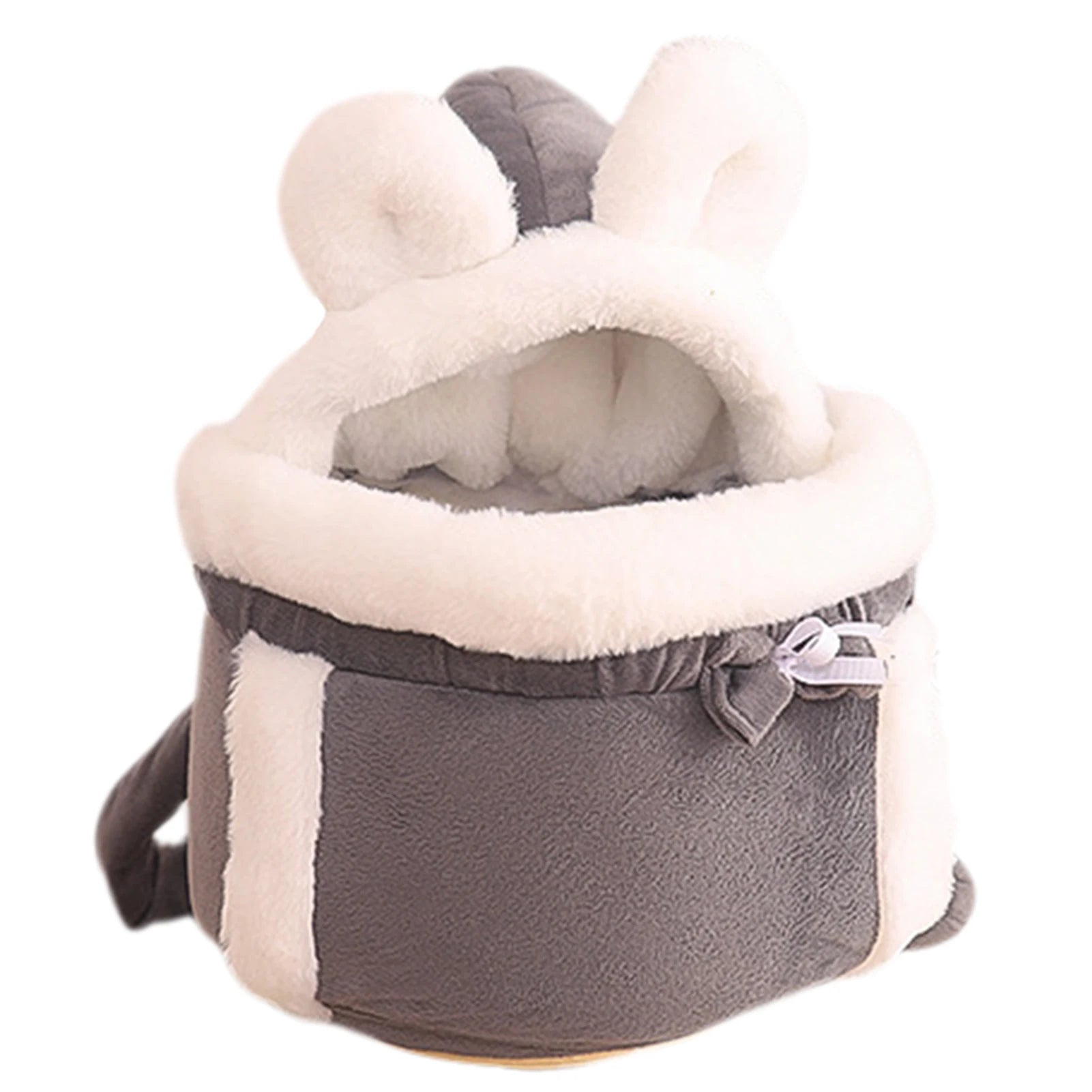 Cozy Plush Cat Carrier Backpack | Warm Travel Bag for Pets