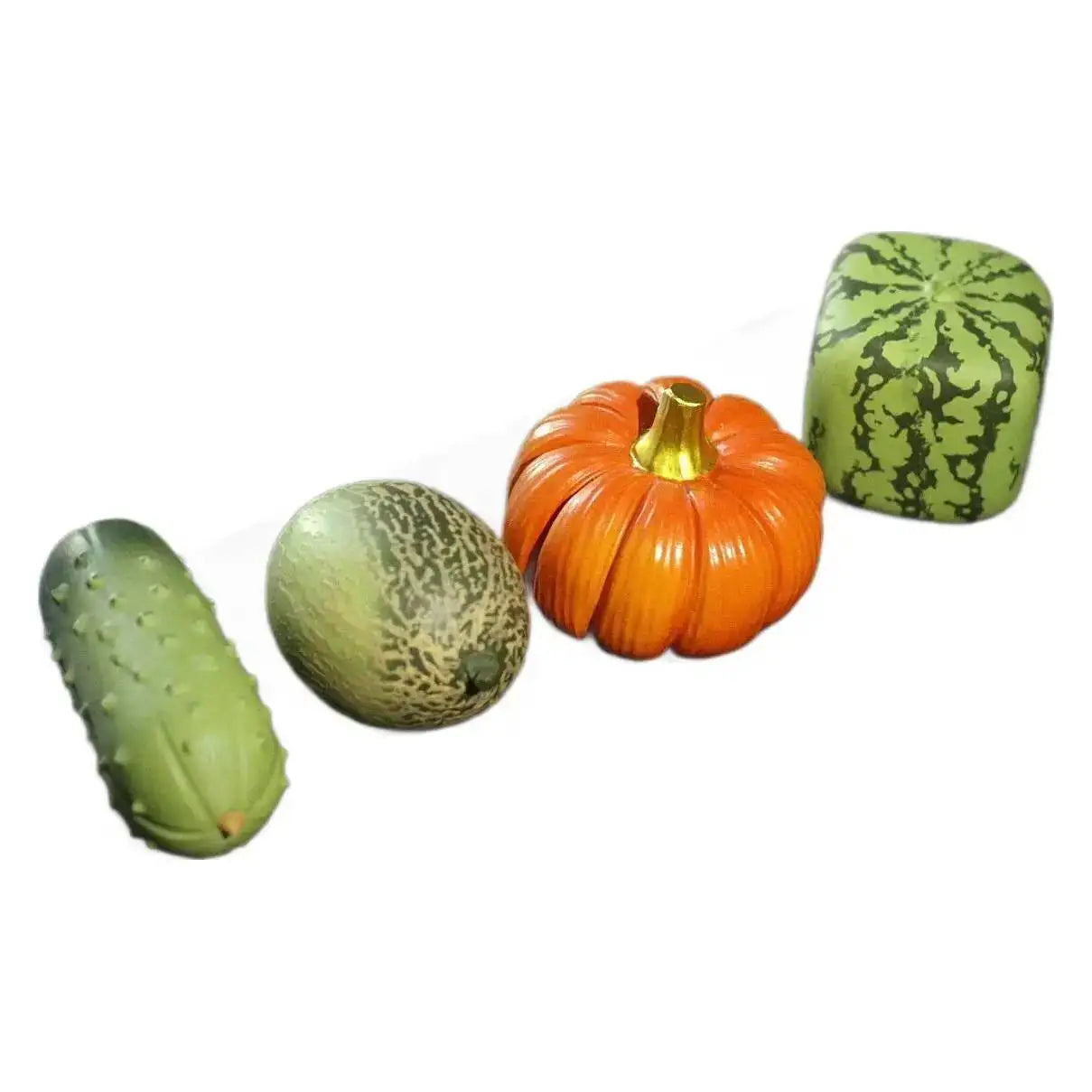 Souvenir Zisha Four Happiness Tea Pet Gift Box Watermelon Pumpkin Cantaloupe Cucumber Melon Brings Wealth Oasis Select