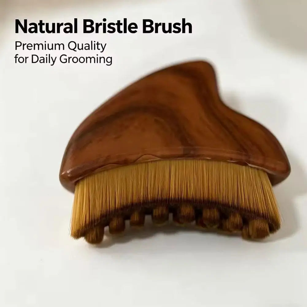 Lymphatic Contour Face Brush, Ultra-Soft Bristles Gua Sha Facial Sculpting Tool for Lymphatic Drainage, Less Puffy Look & Relax Oasis Select