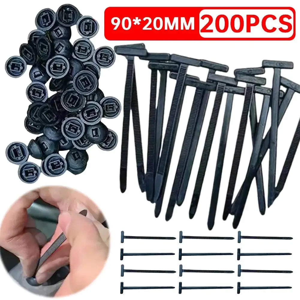 100/200-Pack Heavy Duty Nylon Cable Zip Ties Self-Locking Nylon Cable Zip Ties Oasis Select 200pcs United States