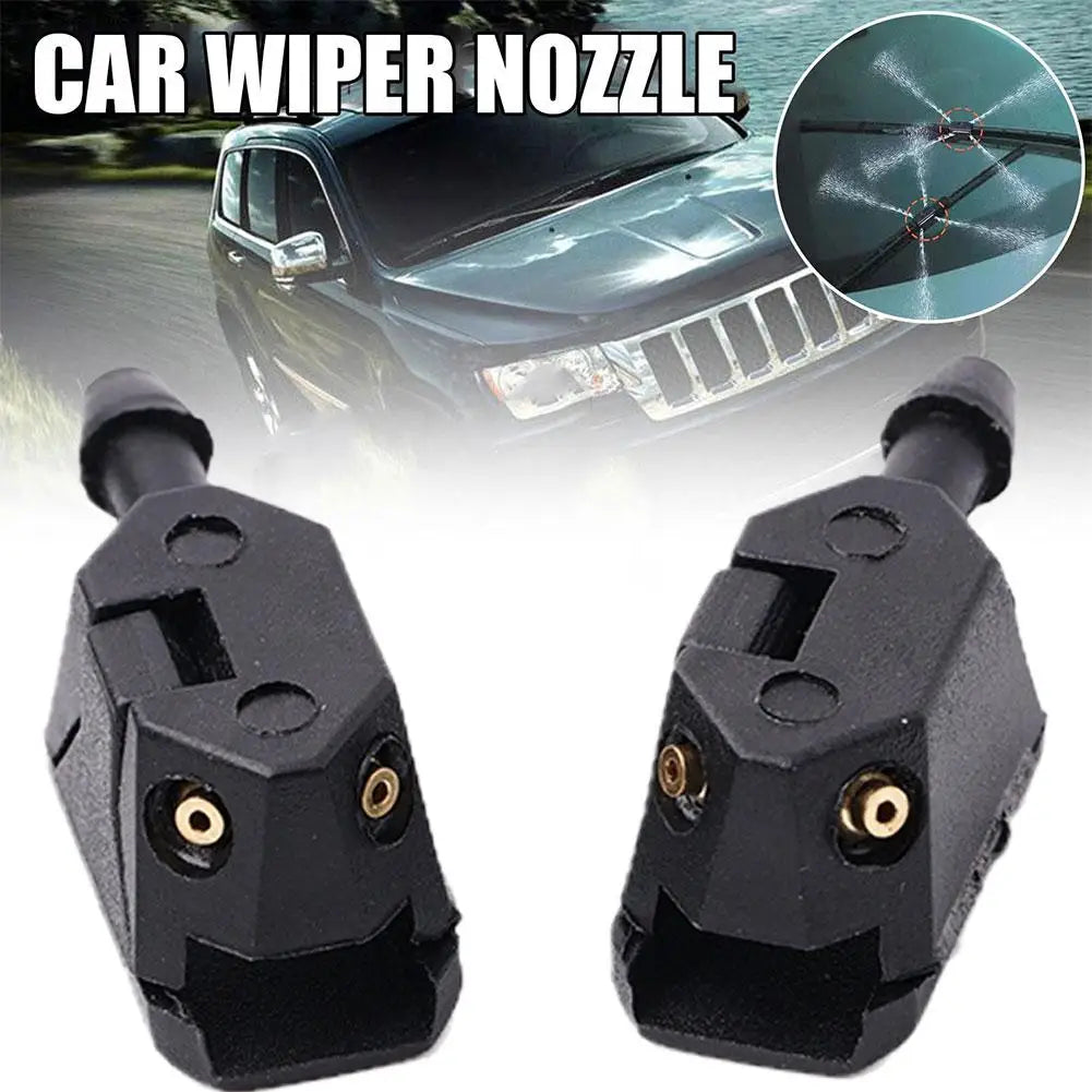 Universal Car Windscreen Washer Wiper Blade Water Spray Jets Nozzles Mounted Onto 8mm 9mm Arm Adjusted 4 Way Upgrade Oasis Select