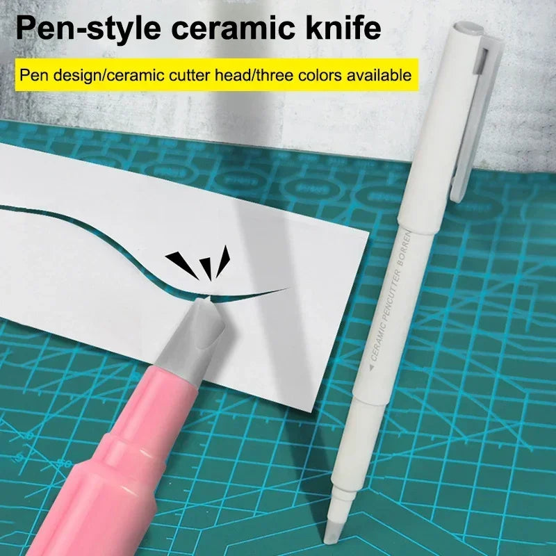 DIY Diamond Painting Parchment Paper Cutter Ceramic Blade To Cut Pen Craft Art Perfectly Painting With Diamonds Tools Accessory Oasis Select