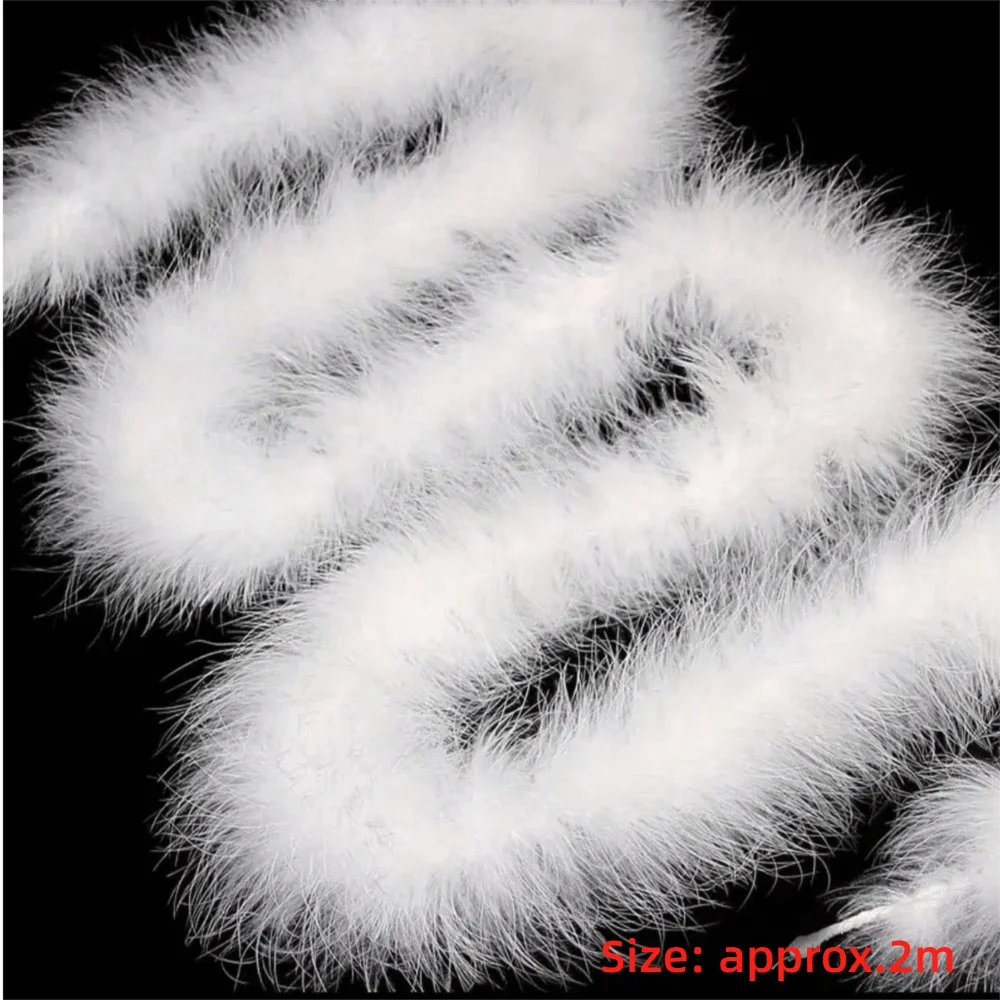 Fashion 2 Meter Decorative Strip Faux Fur DIY Apparel Sewing Fluffy Trim Cuff Strip Home Decor Artificial Fur Decoration Oasis Select