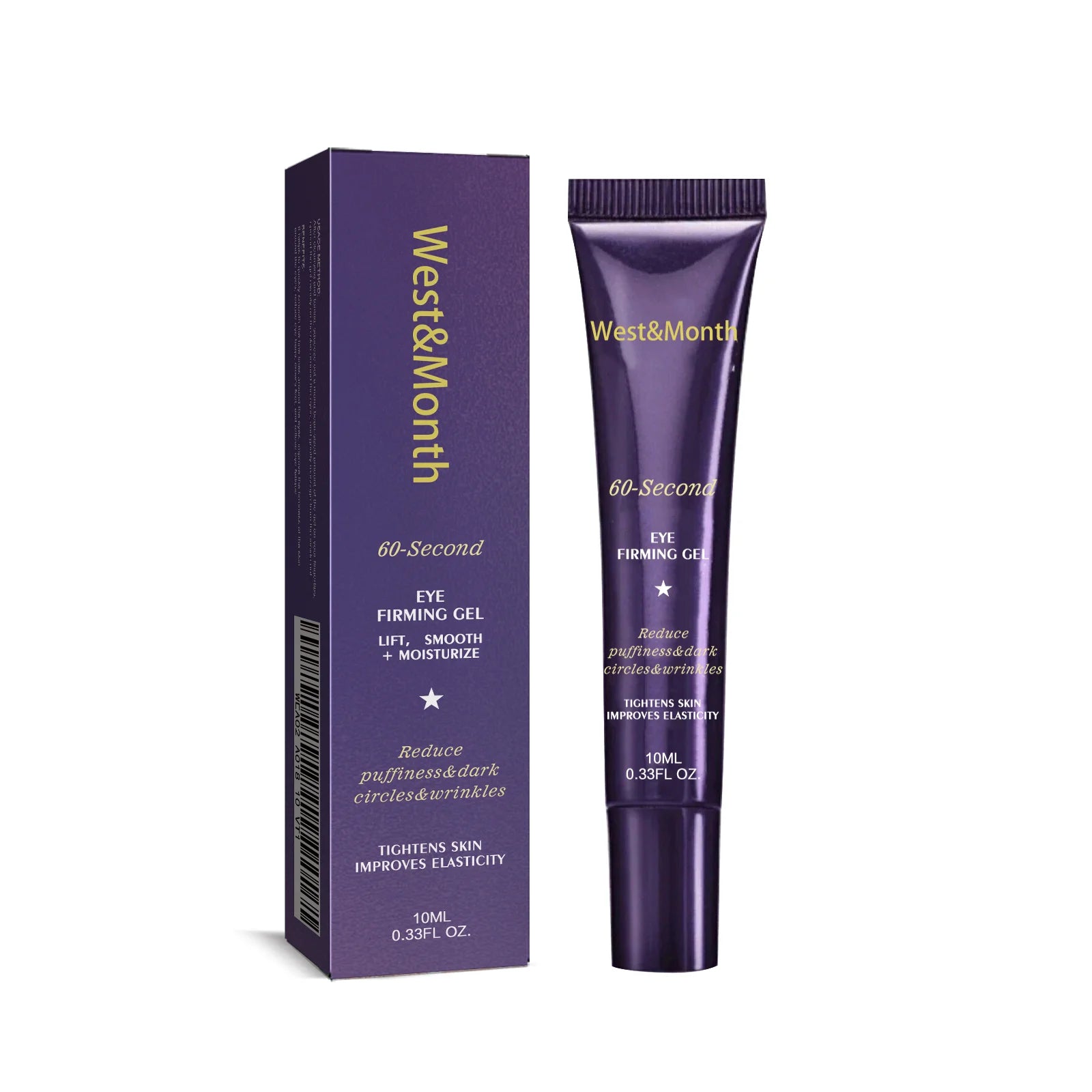 Firming Eye Gel Lighten Fine Lines Dark Circles Lifting Puffy Remover Eye Bags Anti-Puffiness Moisturizing Brightening Eye Care Oasis Select 10ml Boxed
