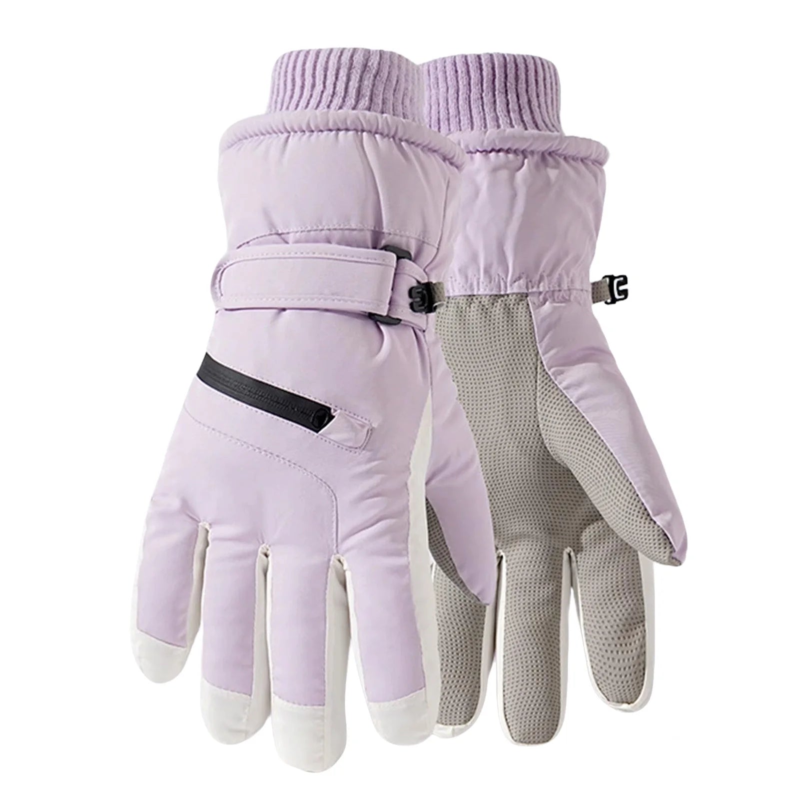 Unisex Thermal Ski Gloves | Fleece-Lined Touchscreen Winter Gloves