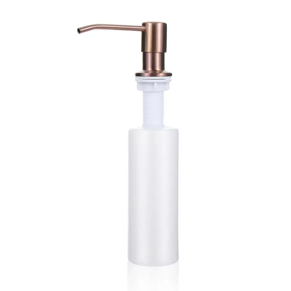 Pump Liquid Hand Wash Stainless Steel Kitchen Supplies Bathroom Accessories Sink Soap Dispenser Lotion Storage Bottle Oasis Select rose gold