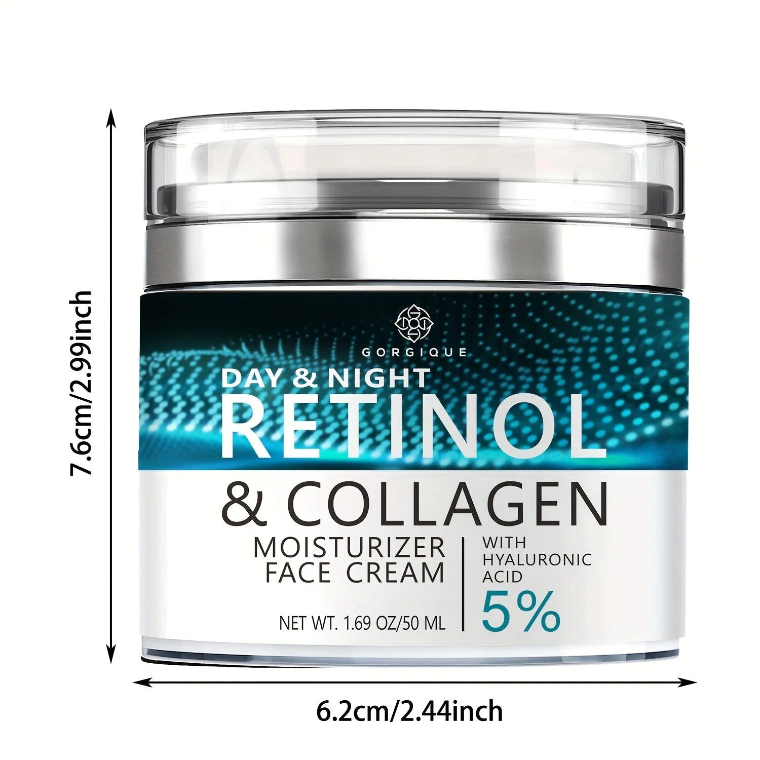 Gorgique Retinol Face Moisturizer – Day & Night Anti-Aging Cream Retinol Face Cream Oasis Select