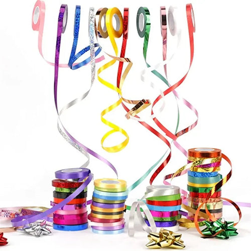 10Meter/Rolls 5mm Balloon Ribbon Party Birthday Wedding Accessorie Laser Balloon Chain Satin Ribbons Crafts DIY Party Supplies Oasis Select
