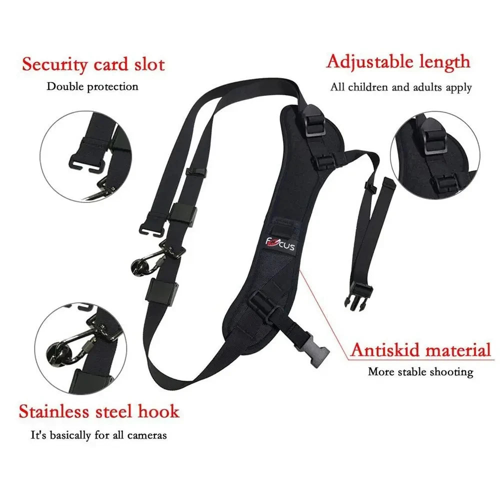 High Quality Focus F-1 Shoulder Camera Strap Shoulder Sling Belt Neck Strap DSLR SLR Cameras Accessories for Canon Nikon Sony Oasis Select