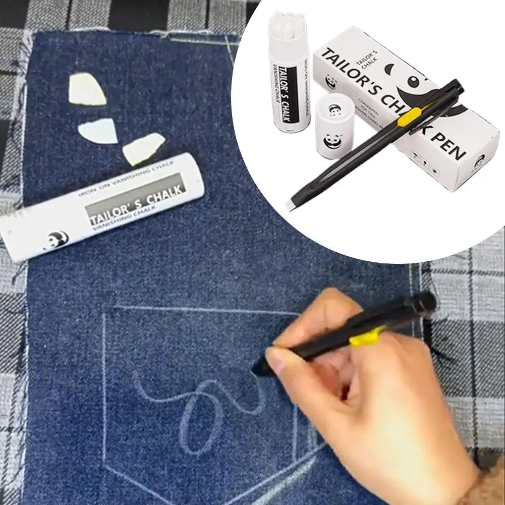 Fabric Marker with Refill Heat Erasable Fabric Marker for Sewing Quilting Embroidery Washable Pen with for Cotton Oasis Select