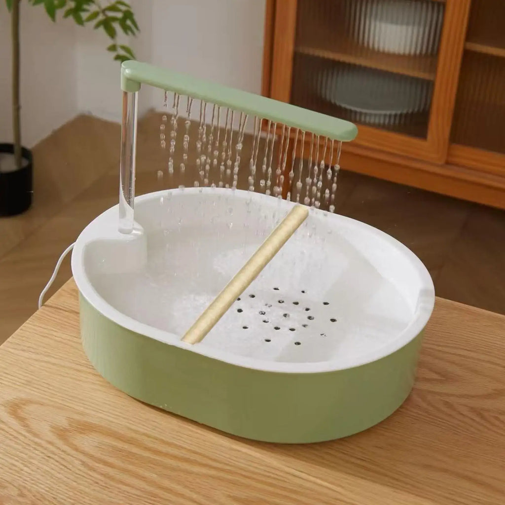 Parrot Automatic Bathtub Bird Bath Circulating Water Shower Parrot Circulation Shower Pet Bird Bathtub Bird Cleaning Bath Tub Oasis Select